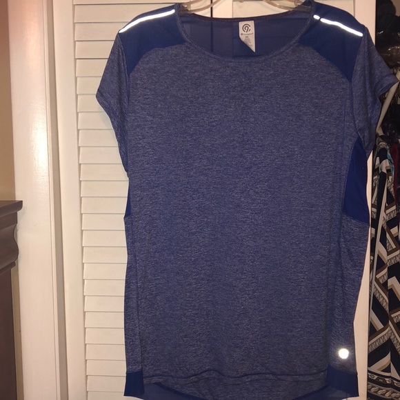 🌟2/$25 Champion short sleeve Blue workout shirt - Picture 2 of 6